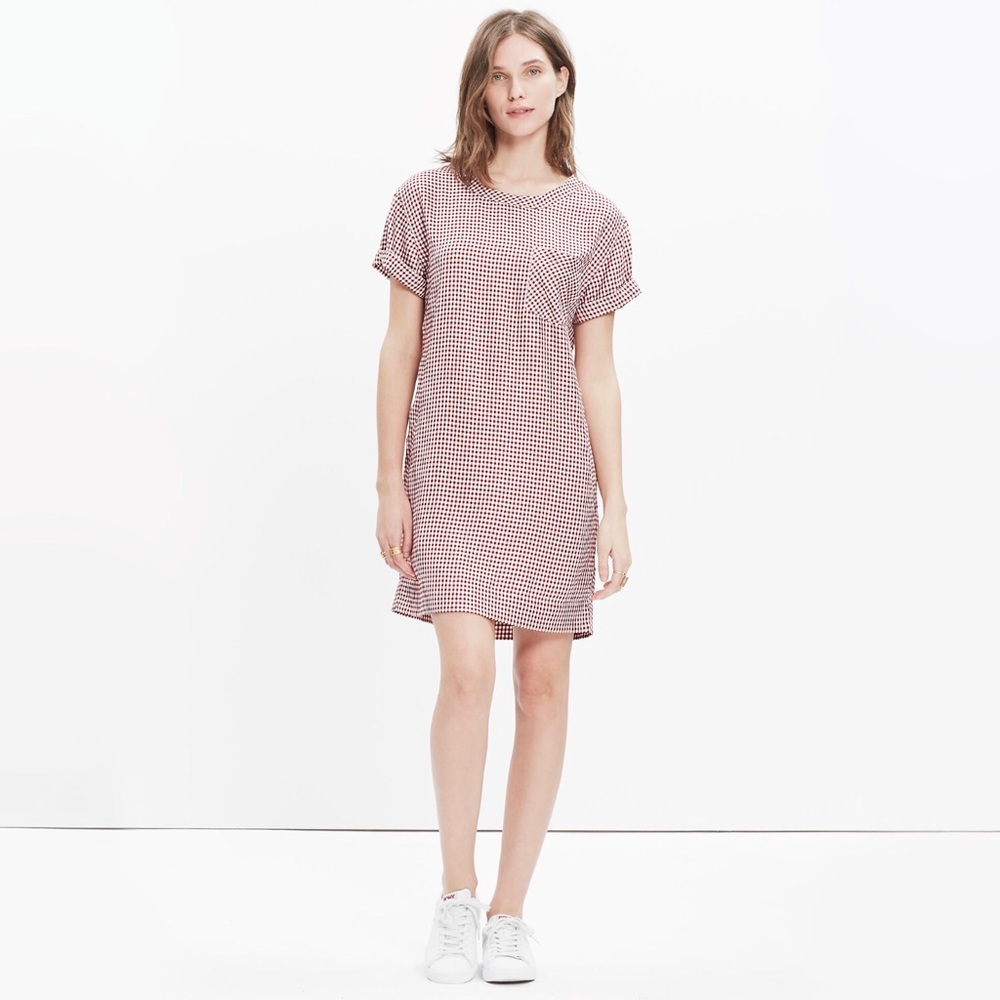 NWT Madewell Gingham Check Dress